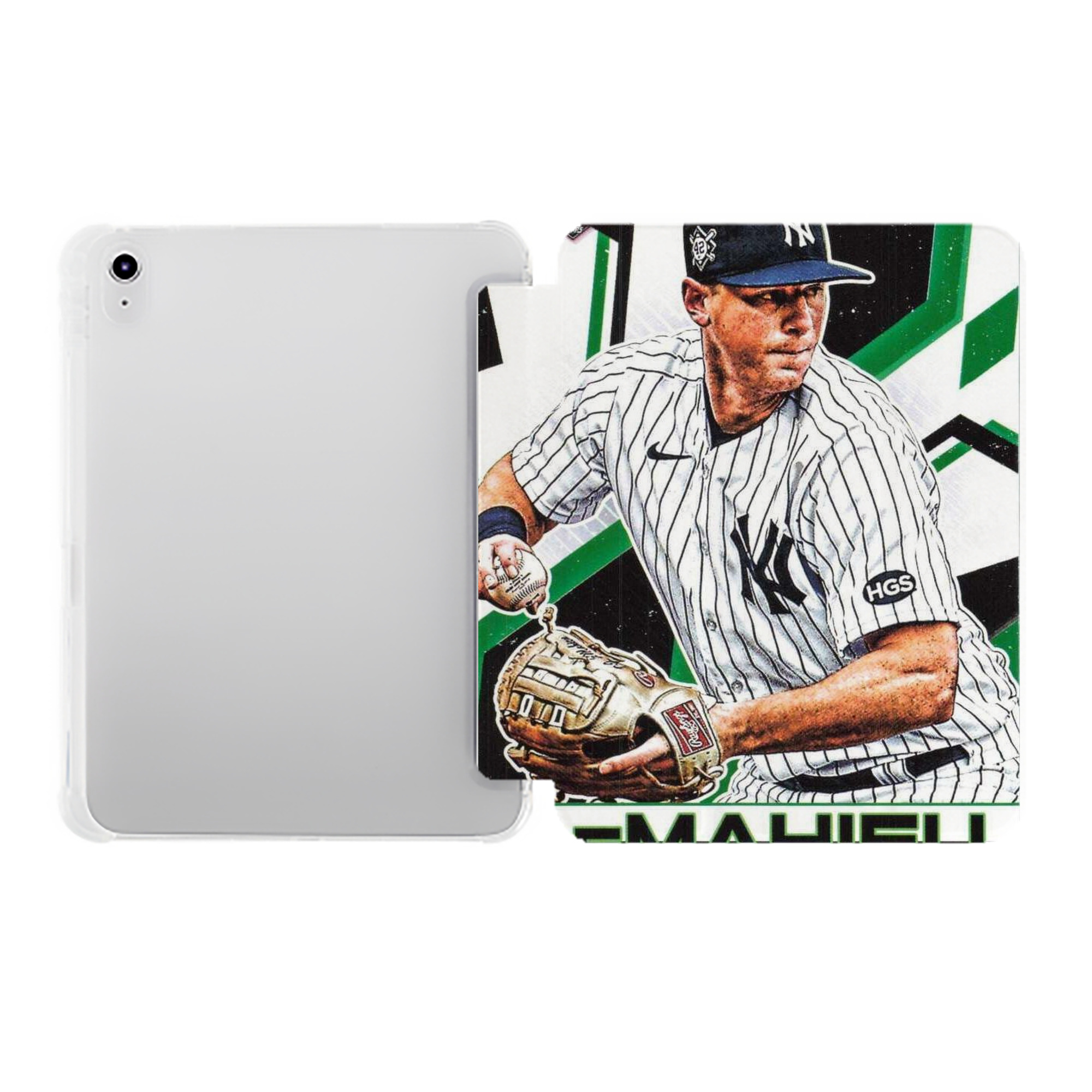 DJ Lemahieu 8 Premium Tri-Fold PU Leather & Silicone IPad Case With Pencil Slot – Fits 9.5,10.5,10.9 – Adjustable Stand, Slim, Protective
